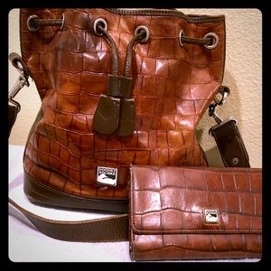 Dooney & Bourke Drawstring Bucket & wallet